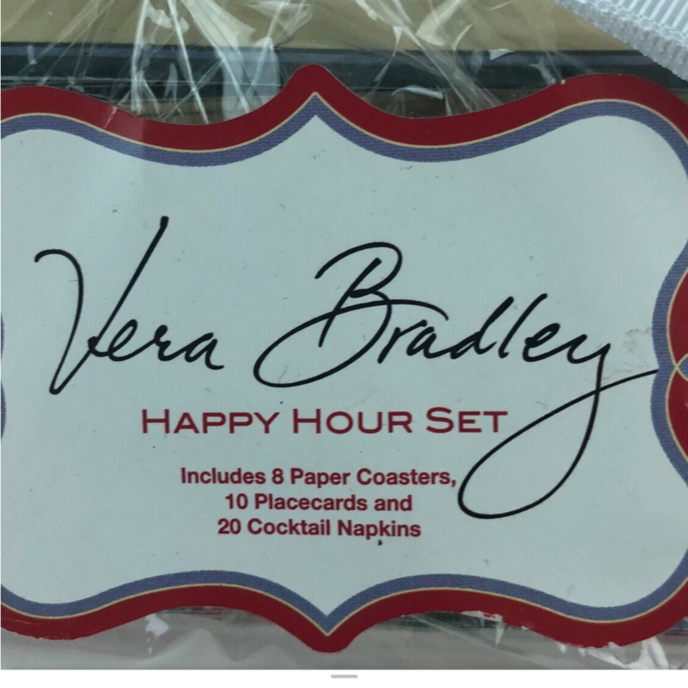 VERA BRADLEY HAPPY HOUR SET NWT